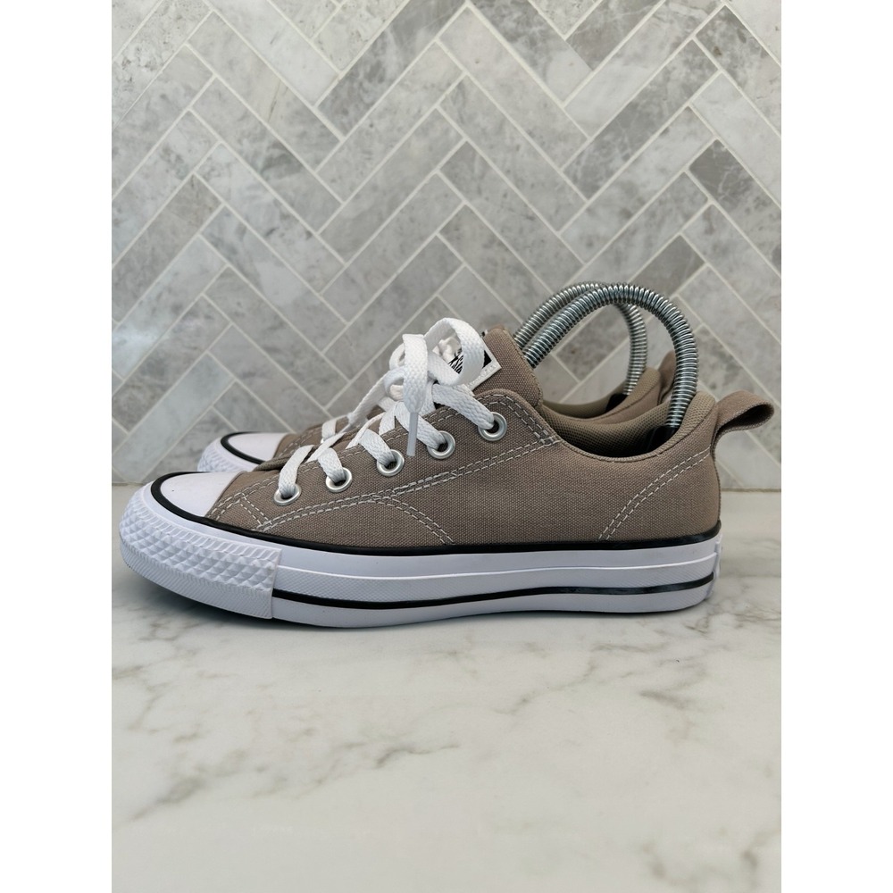 Converse Chuck Taylor All Star Malden Street Sneakers Kids Youth 4 Taupe Low Top